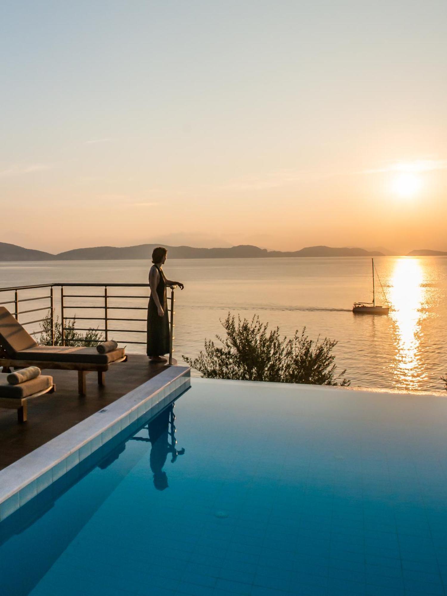Iris Villas Lefkada - Marine Villa With Private Sea Access Sívota Exterior photo