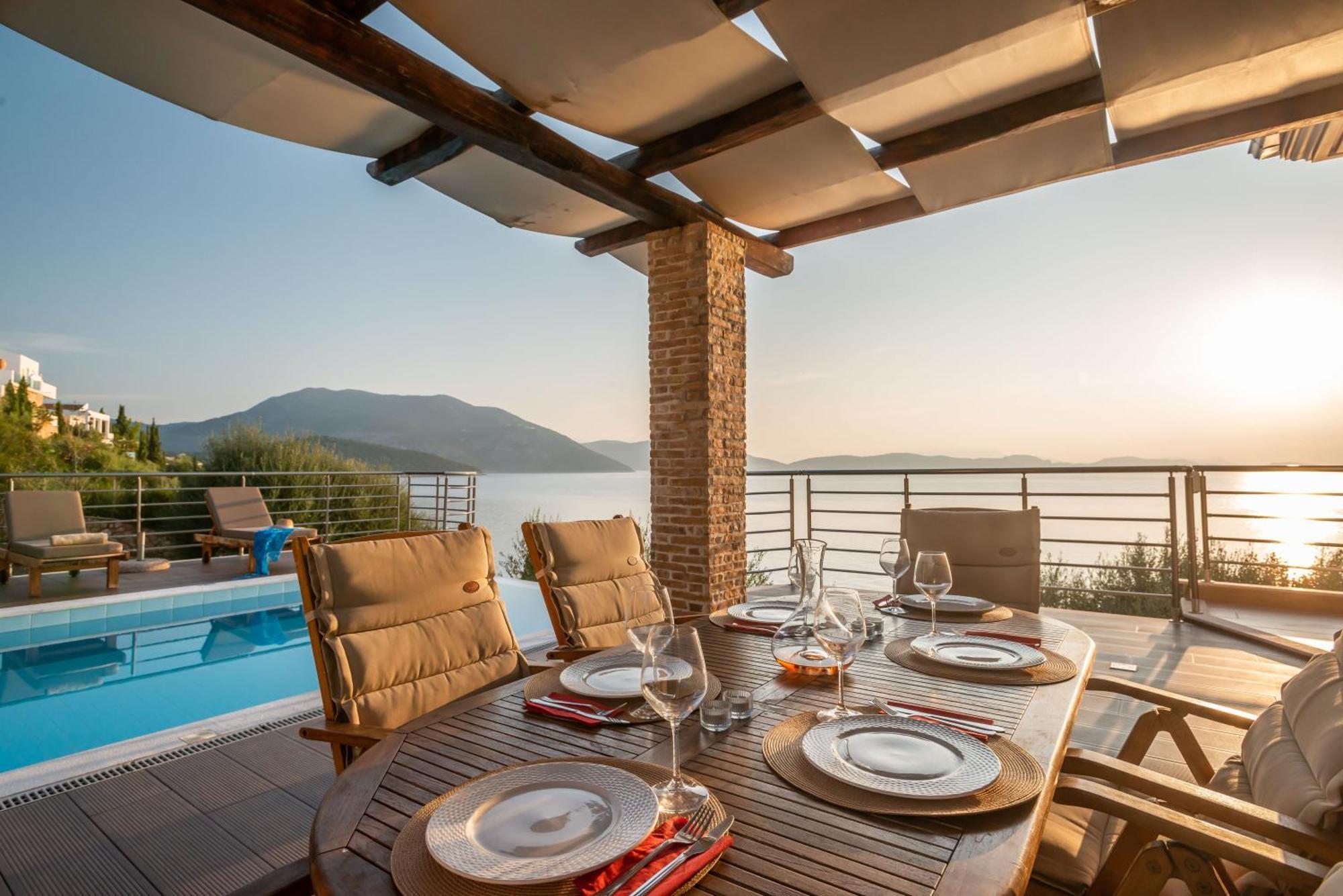 Iris Villas Lefkada - Marine Villa With Private Sea Access Sívota Exterior photo