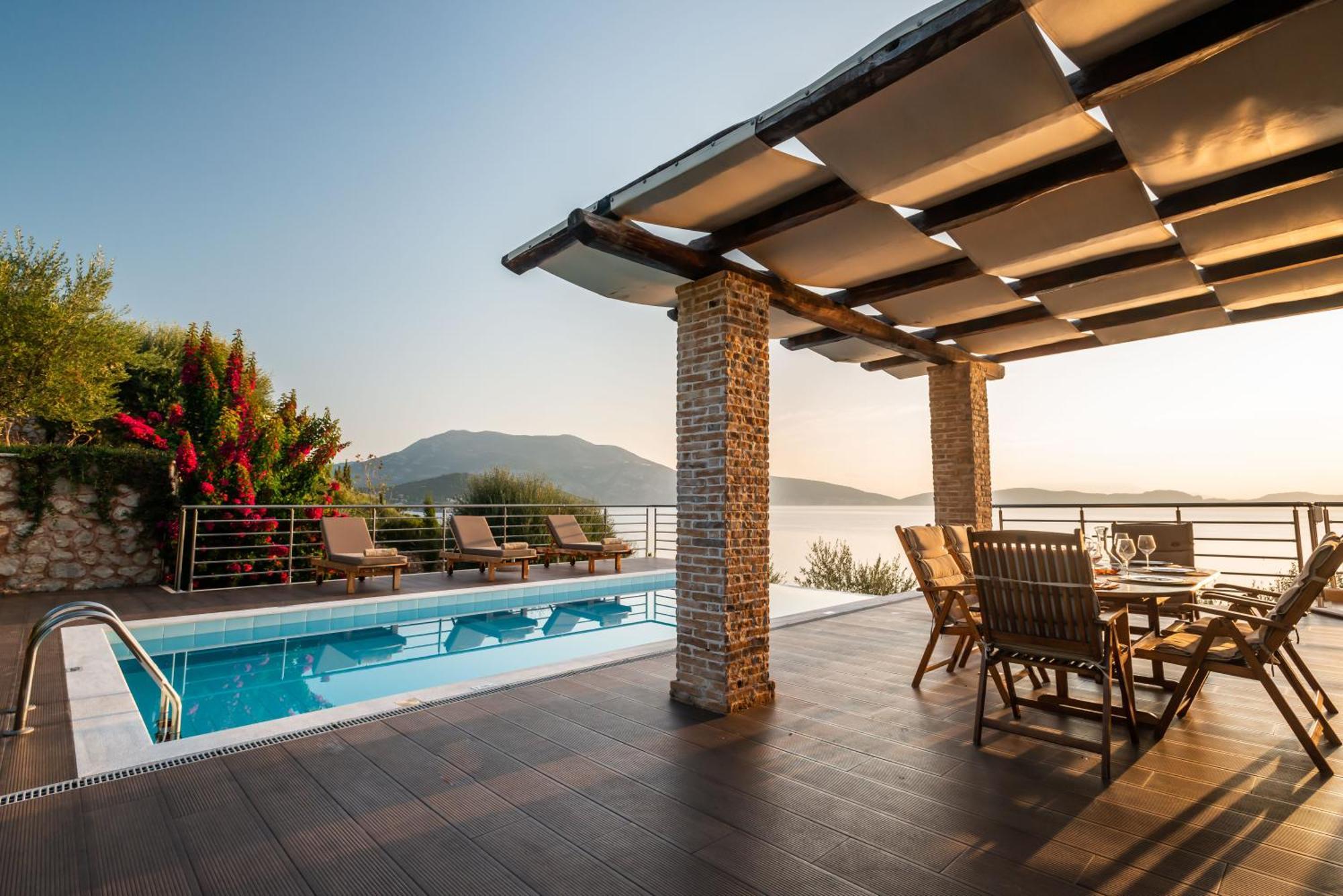 Iris Villas Lefkada - Marine Villa With Private Sea Access Sívota Exterior photo