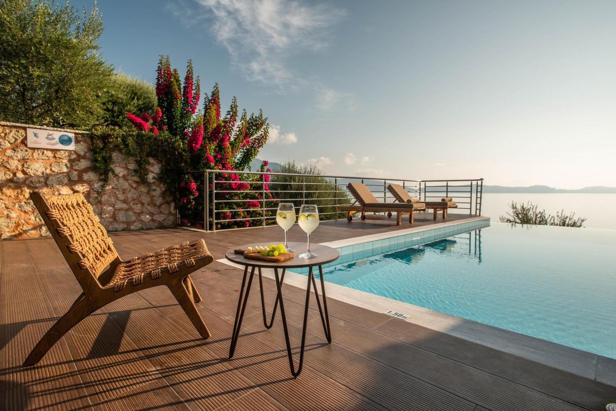 Iris Villas Lefkada - Marine Villa With Private Sea Access Sívota Exterior photo