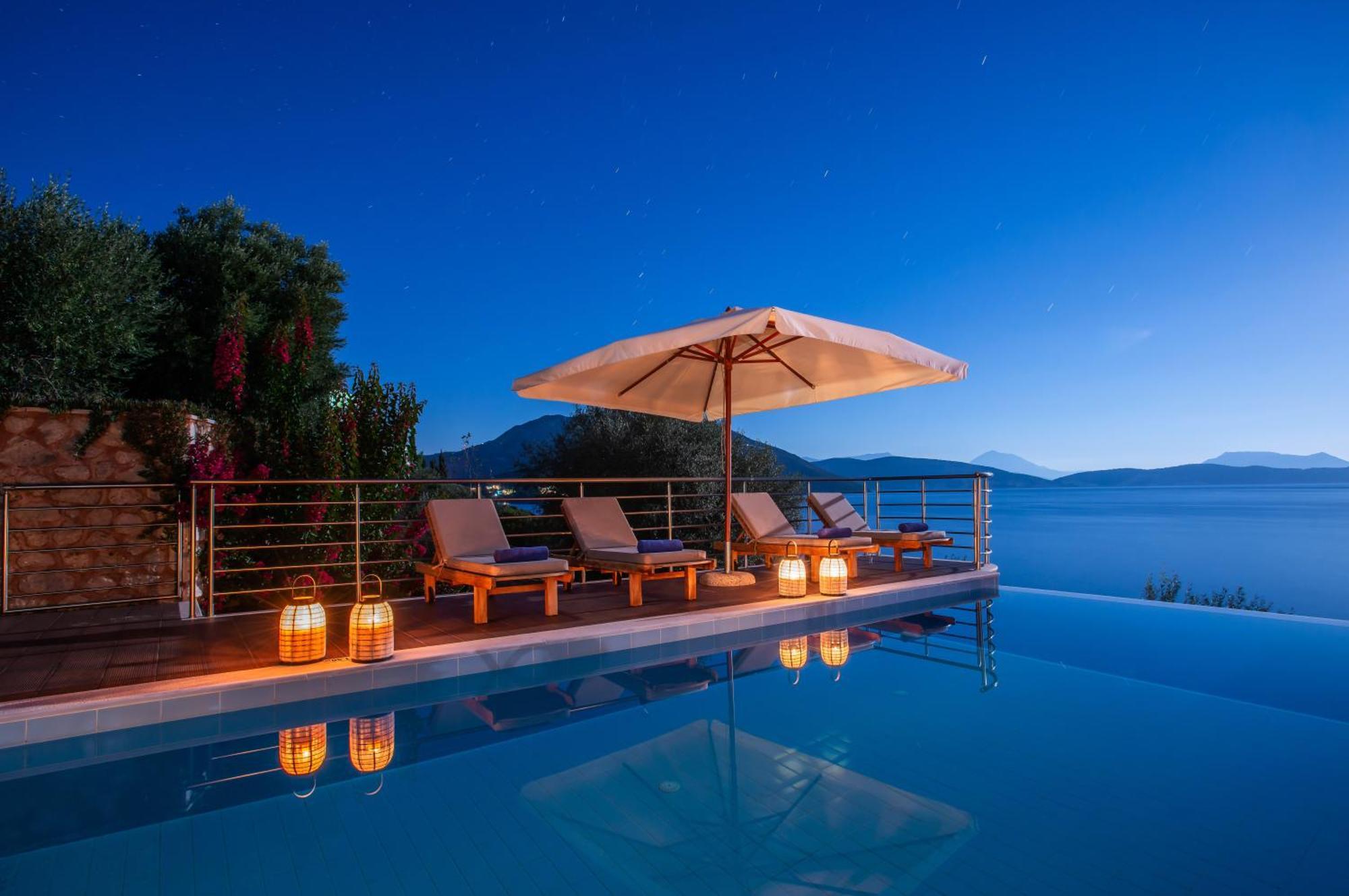 Iris Villas Lefkada - Marine Villa With Private Sea Access Sívota Exterior photo